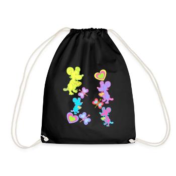 Mouse Mice Rat Rats Rodents Rodents Child - Drawstring Bag - black - Front