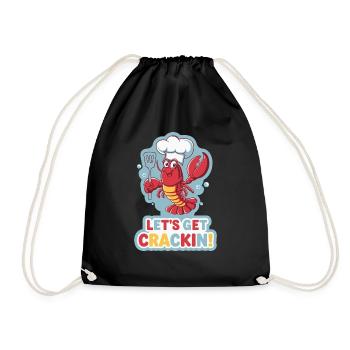 C’EST PARTI POUR LE CRACKIN - Sac de sport léger - noir - Devant