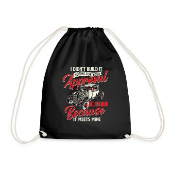 Je ne l’ai pas construit pour toi - Citation d’un amateur de voitures de course - Sac de sport léger - noir - Devant