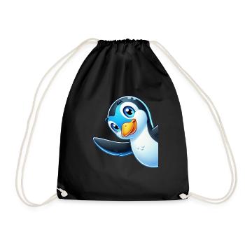 Pingouins Oiseau Amoureux des Pingouins Passionné - Sac de sport léger - noir - Devant