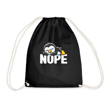 Pingouins Oiseau Amoureux des Pingouins Passionné - Sac de sport léger - noir - Devant