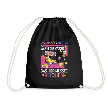 Le costume des années 90 était Dans la lessive devrait être riche - Sac de sport léger - noir - Devant
