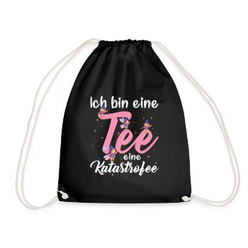 Je suis une fée, une fée du désastre, je poussière de fée - Sac de sport léger - noir - Devant
