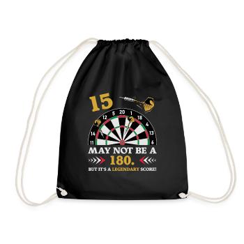 Pas 180 mais un classique : les fléchettes du 15e anniversaire - Sac de sport léger - noir - Devant