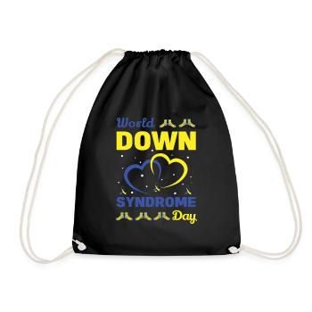 Héros de la Journée mondiale de la trisomie 21 - Sac de sport léger - noir - Devant