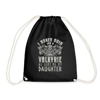 Viking Norse Gods Nordman Mythology - Drawstring Bag - black - Front
