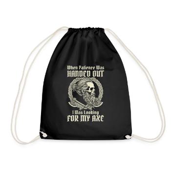 Viking Norse Gods Nordman Mythology - Drawstring Bag - black - Front