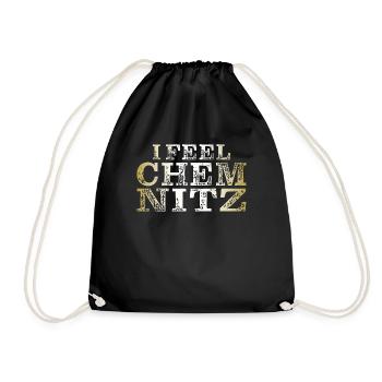 I FEEL CHEMNITZ - Drawstring Bag - black - Front