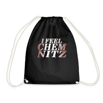 I FEEL CHEMNITZ - Drawstring Bag - black - Front