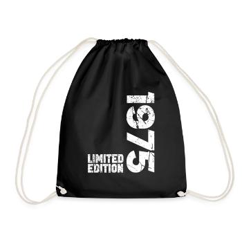 50ème Anniversaire Homme Femme 50 ans né en 1975 - Sac de sport léger - noir - Devant