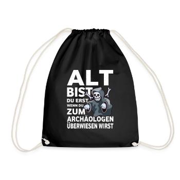 Dire sarcastique Dire ironique Dire Alt bist du ers - Sac de sport léger - noir - Devant