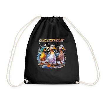 JOURNÉE DU CANARD COIN-TASTIQUE - Sac de sport léger - noir - Devant