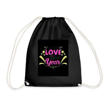 Nouvel An 6 - Sac de sport léger - noir - Devant