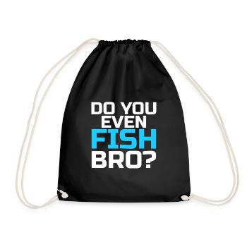 Pêchez-vous même - Sac de sport léger - noir - Devant