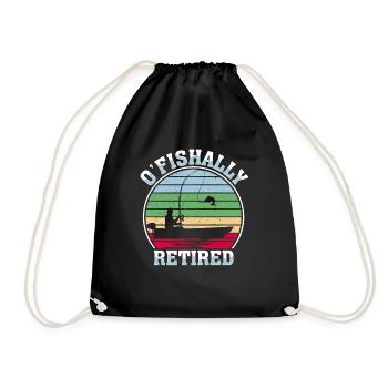 O’Fishally a pris sa retraite - Sac de sport léger - noir - Devant
