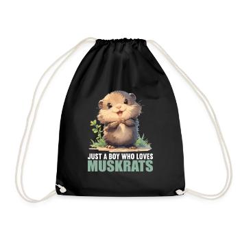 Muskrats Muskrat - Drawstring Bag - black - Front
