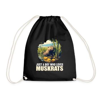 Muskrats Muskrat - Drawstring Bag - black - Front