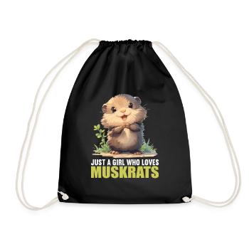 Muskrats Muskrat - Drawstring Bag - black - Front