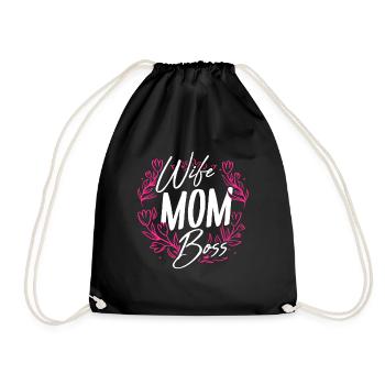 Fête des mères Meilleures familles de mamans - Sac de sport léger - noir - Devant