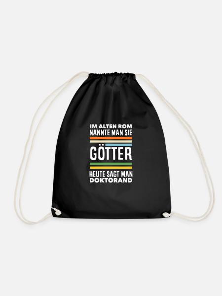 Im Alten Rom Nannte Man Sie Götter, Heute Sagt Man - Turnbeutel - Schwarz