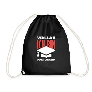 Je suis titulaire d’un doctorat - Sac de sport léger - noir - Devant