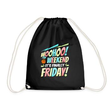 Joyeux vendredi Fri Yay École des enseignants Mème - Sac de sport léger - noir - Devant