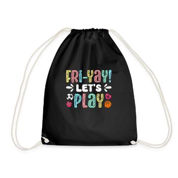 Joyeux vendredi Fri Yay École des enseignants Mème - Sac de sport léger - noir - Devant