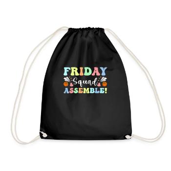 Joyeux vendredi Fri Yay École des enseignants Mème - Sac de sport léger - noir - Devant