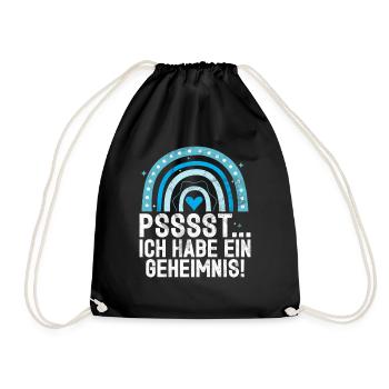 Big Brother Baby Lover Older Sibling - Drawstring Bag - black - Front