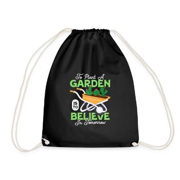 Planter Un Jardin, C’est Croire Jardin Botanique - Sac de sport léger - noir - Devant