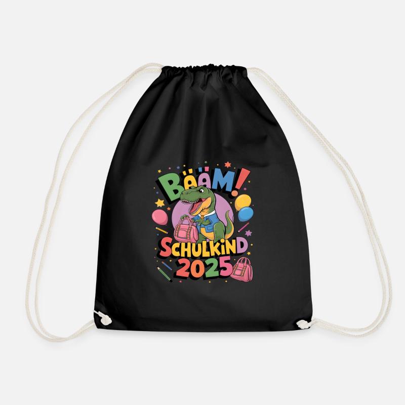Schulkind 2025 Einschulung Schulanfang - Turnbeutel - Schwarz