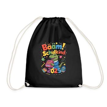 Écolier 2025 Inscription à l’école Retour à l’école - Sac de sport léger - noir - Devant