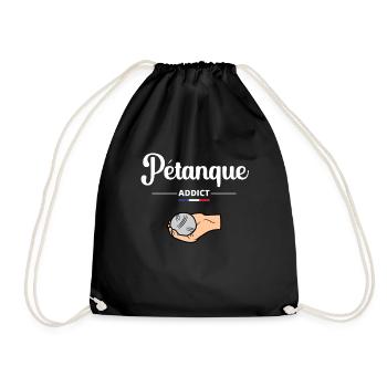 Pétanque Addict - Sac de sport léger - noir - Devant
