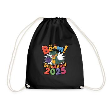 Écolier 2025 Inscription à l’école Retour à l’école - Sac de sport léger - noir - Devant
