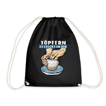 POTTERY IT'S IN YOU - Drawstring Bag - black - Front