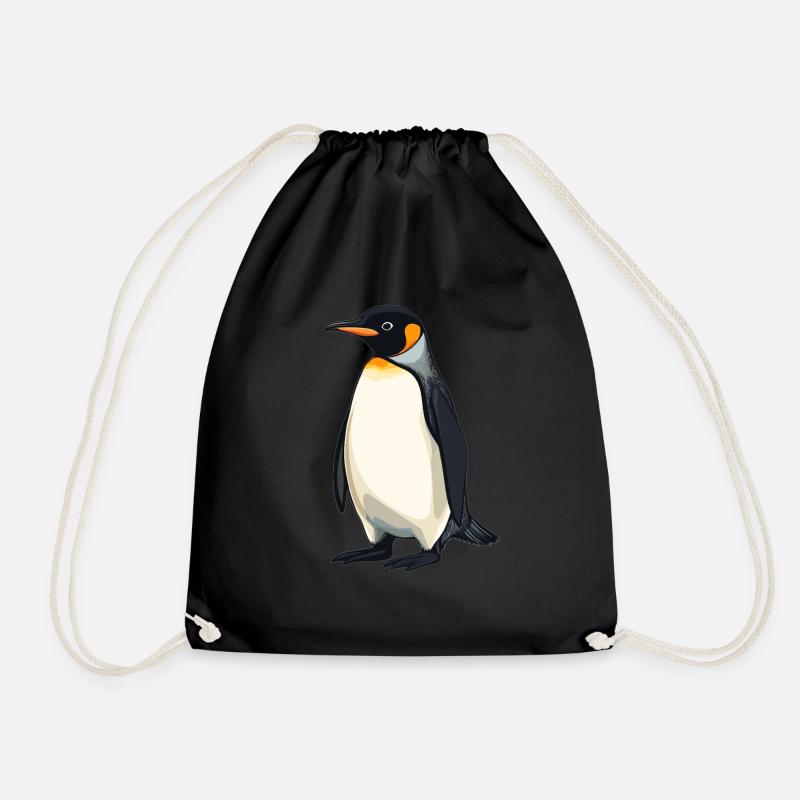 Pinguine Pinguin - Turnbeutel - Schwarz