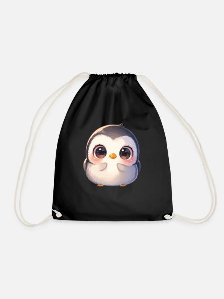 Pinguine Pinguin - Turnbeutel - Schwarz
