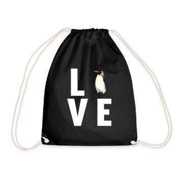 Penguins Penguin - Drawstring Bag - black - Front