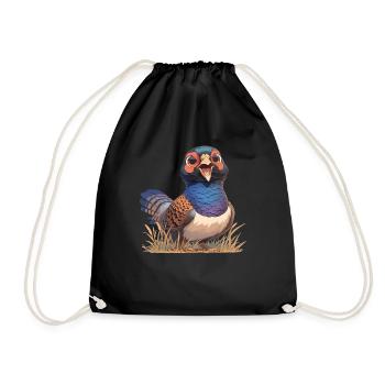 Pheasants Pheasant - Drawstring Bag - black - Front