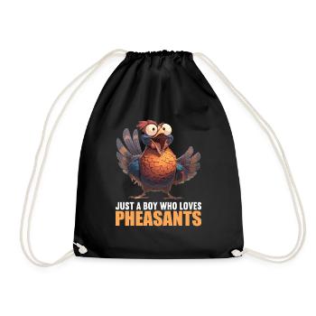 Pheasants Pheasant - Drawstring Bag - black - Front