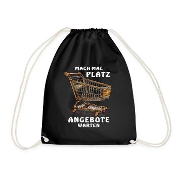 PANIER D’ACHAT MAKE WAY - Sac de sport léger - noir - Devant