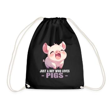 Cochon Cochon - Sac de sport léger - noir - Devant