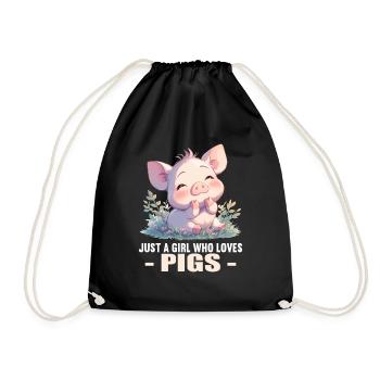 Cochon Cochon - Sac de sport léger - noir - Devant
