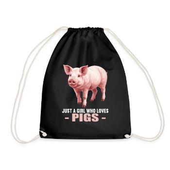 Cochon Cochon - Sac de sport léger - noir - Devant