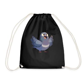 Pigeons Pigeon - Sac de sport léger - noir - Devant