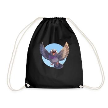 Pigeons Pigeon - Sac de sport léger - noir - Devant