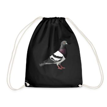 Pigeons Pigeon - Sac de sport léger - noir - Devant