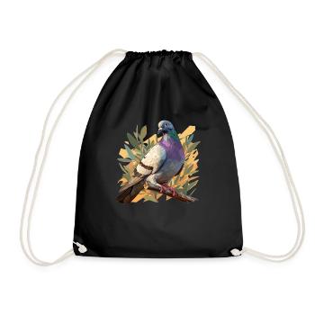 Pigeons Pigeon - Sac de sport léger - noir - Devant