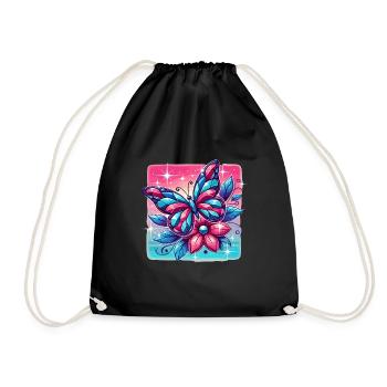 Diamond Painting Artist Butterfly Diamond Painting - Turnbeutel - Schwarz - Vorne
