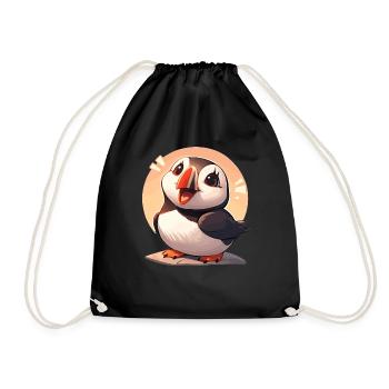 Macareux - Sac de sport léger - noir - Devant